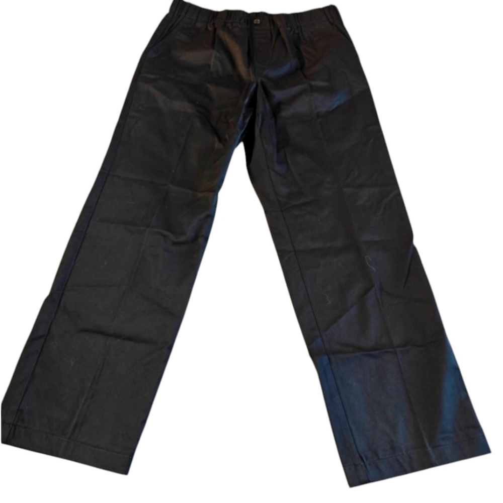 Lands End School Uniform Girls Elastic Waist Pull-On Chino Pants Size 10 NWOT